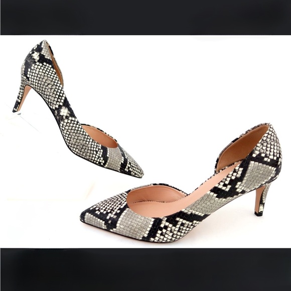 J.Crew Lucie pumps in snake skin embossed Leather - Picture 5 of 5